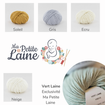 Kit tricot bébé : trousseau de naissance à tricoter