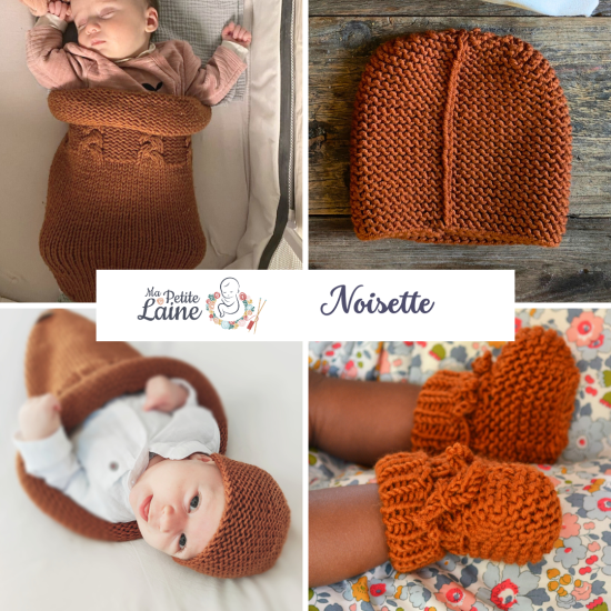 Kit tricot bébé : trousseau de naissance à tricoter