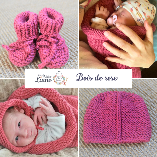 Kit tricot bébé : trousseau de naissance à tricoter