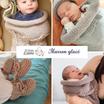 Kit tricot bébé : trousseau de naissance à tricoter