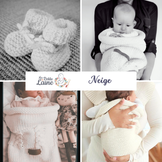 Kit tricot bébé : trousseau de naissance à tricoter