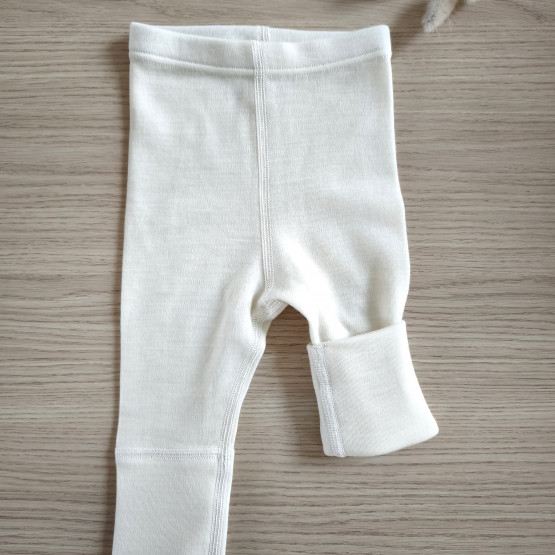 Elastyczne legginsy 100% merino - Wyprodukowano we Francji