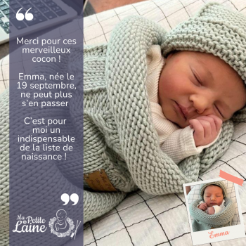 Mon Cocon ‘Ma Petite Laine 0-6 months : The modern sleeping bag