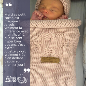 Mon Cocon 'Ma Petite Laine 0-6 Monate: Der moderne Schlafsack