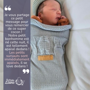 Mon Cocon ‘Ma Petite Laine 0-6 months : The modern sleeping bag