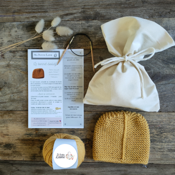 Knitting kit: the adjustable hat