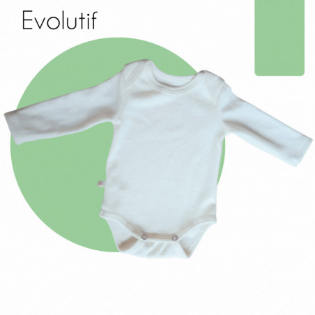 Body Evolutivo 100% merino - Prodotto in Francia