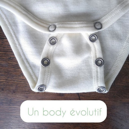 Body Evolutivo 100% merino - Prodotto in Francia